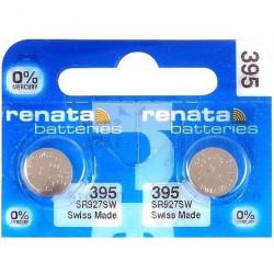 395 RENATA WATCH BATTERIES SR927SW (2 piece) New packaging Authorized Seller