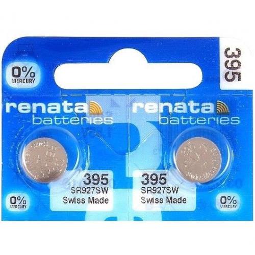 5 NEW RENATA 395 SR927SW WATCH 0% MERCURY BATTERIES