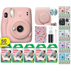 Fujifilm Instax Mini 11 Fuji Instant Camera+ 50 Film Sheet Classy Kit All Colors