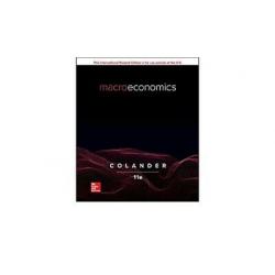 Macroeconomics 11e by David Colander International Edition softcover