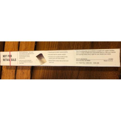 1994 Oral-B Indicator 30 Straight Soft Toothbrush Vintage - Brand New Sealed NOS
