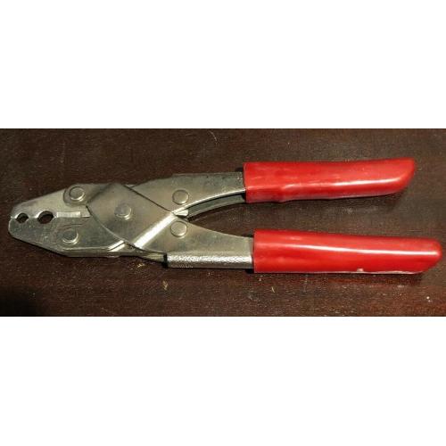 Wire Stripper Crimper Pliers Red Handles