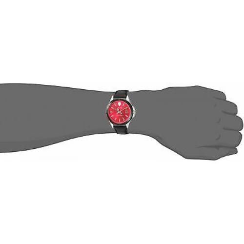 Ferrari Pilota Men's Quartz Stainless Steel and Leather Watch 0830489