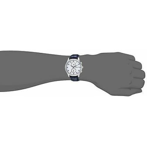Kenneth Cole New York Men's Stainless Steel & Leather Quartz Watch KC50913003