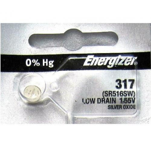 10 PCS ENERGIZER 317 WATCH BATTERIES SR516SW SR516W