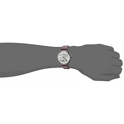 Kenneth Cole New York Men's Automatic Stainless Steel & Leather Watch KC50923004