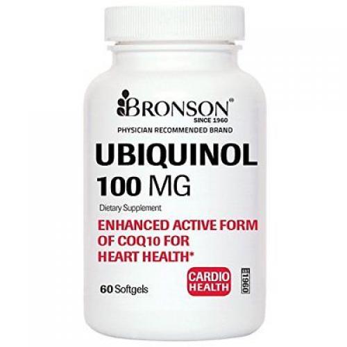 Bronson Ubiquinol, CoQ10 Heart Health 100 mg 60 Softgels