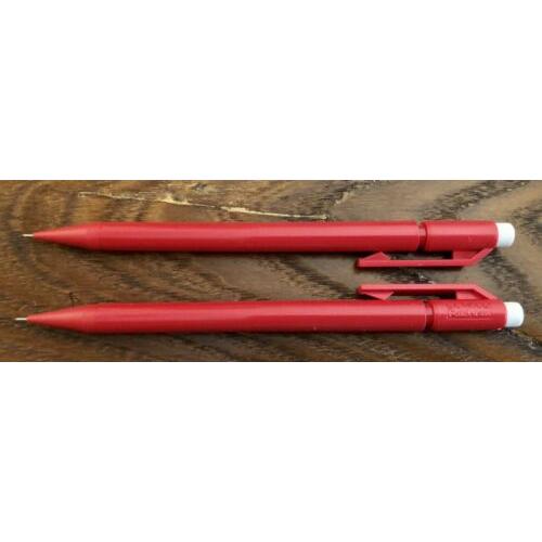 NEW Pentel Econo-Sharp A45B .5mm Automatic Pencil New Old Stock RED Matte finish