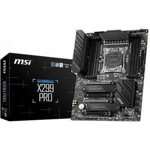 MSI Gaming Intel X299 LGA 2066 Twin Turbo M.2 Gigabit LAN DDR4 USB3.2 Gen 2 SLI