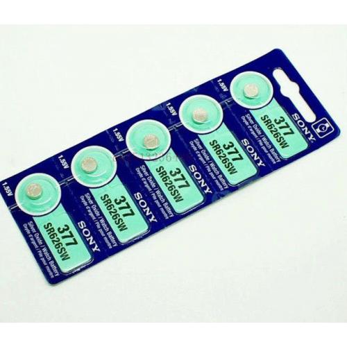 5 NEW SONY 377 SR626SW SR66 V377 watch battery EXP 11-2018 - USA Seller