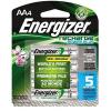 4/pack AA Energizer Rechargeable NiMH Batteries EXP 2021 AA4 Recharge 2300mAh