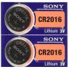 2 SONY CR2016 DL2016 CMOS Lithium 3V Watch Battery Exp 2024 Ships FREE from USA!