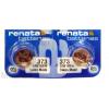 Renata 373 Button Cell Watch Batteries 10 Pack