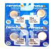 4 Renata 394 Watch and Calculator Batteries