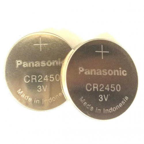 **FRESHLY NEW** 2x Panasonic CR2450 Lithium Battery 3V Coin Cell Exp 2024
