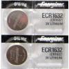 5 PACK FRESH ENERGIZER CR1632 ECR1632 1632 3V Lithium Coin Battery Expire 2025