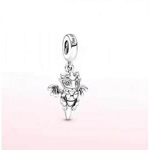 New Authentic Pandora  Silver You Are Magic Dragon Dangle Charm 798337C00