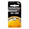 2 Pcs Duracell 301/386 Duralock Silver Oxide 1.5v SR43/SR43W Battery