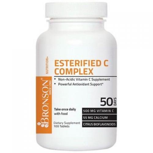 Bronson Esterified C Complex, 100 Tablets