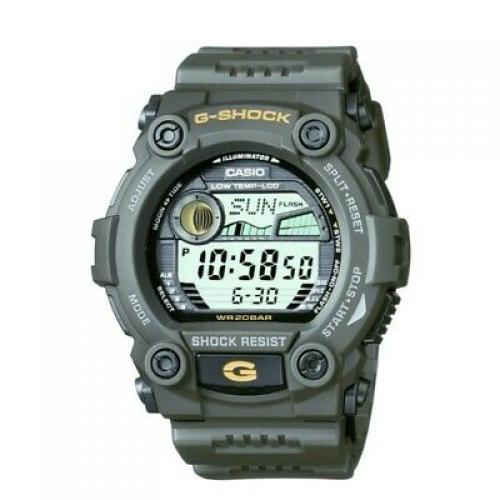 Casio Men's G-7900-3DR G-Shock Green Resin Digital Dial Watch