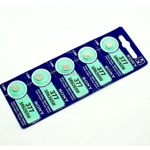 5 NEW SONY 377 SR626SW SR66 V377 watch battery EXP 11-2018 - USA Seller