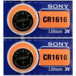 U.S. SELLER - 2pcs SONY CR1616 3v Lithium Battery NEW SHIP FROM USA