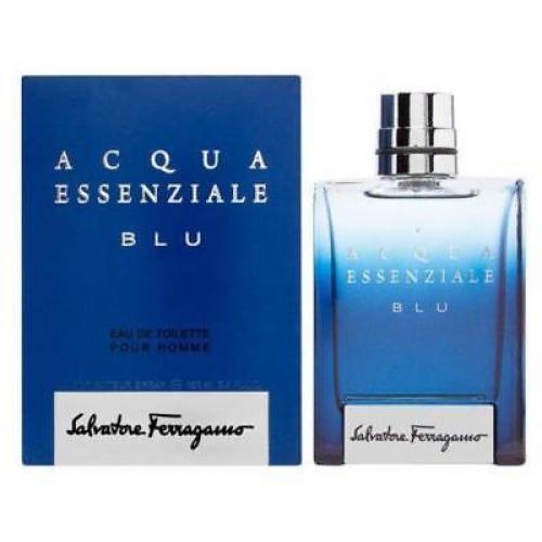 ACQUA ESSENZIALE BLU by Salvatore Ferragamo for men 3.4 oz 3.3 edt New in Box