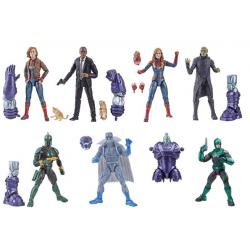 Marvel Legends Captain Marvel Wave 1 Complete Set (Kree Sentry BAF)