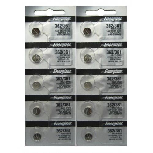 362 / 361 Energizer Watch Batteries SR721W 10 pk