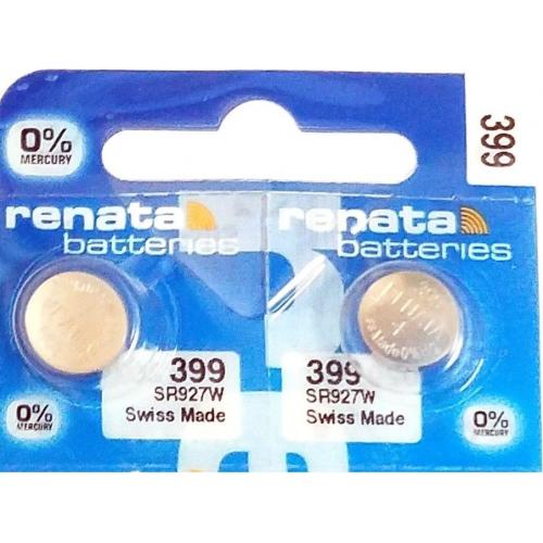5 Renata 399 Watch Batteries SR927W FREE SHIP 0% MERCURY