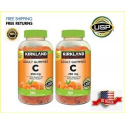 Gummies Kirkland Vitamin C 360  Signature 250 Mg 2 250mg 180 X Pack New Imm