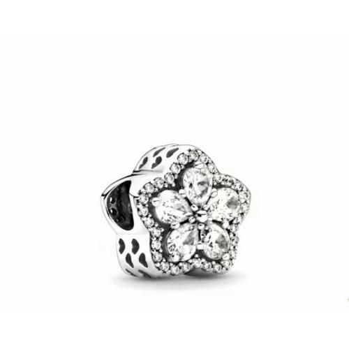 New Authentic Pandora Silver 925 ALE Sparkling Snowflake Pavé Charm 799224 