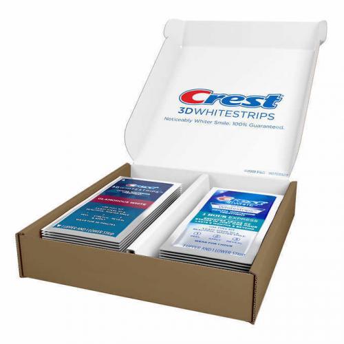 Crest 3D White Glamorous 28 White Whitestrips and 8 Bonus 1hr Express Strips