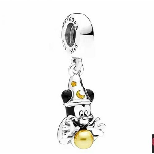 New Authentic Pandora Disney Mickey Sorcerer's Apprentice Silver Charm 797493