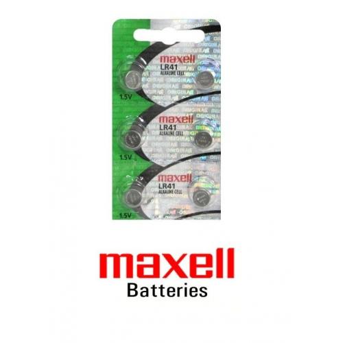 Maxell LR41 192  L736 V3GA 1.5V BATTERIES 6 X