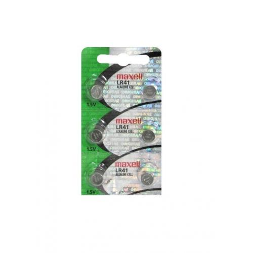 Maxell LR41 192  L736 V3GA 1.5V BATTERIES 6 X