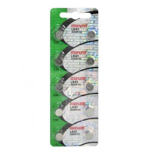 10 MAXELL LR41 AG3 392A 192 SR41 LR736 CX41 392 BATTERY