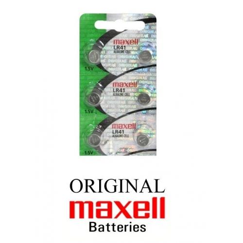 LR41 Maxell 192 (2 piece) LR41 AG3 392A 192 SR41 LR736 392 Alkaline Battery