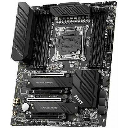 MSI Gaming Intel X299 LGA 2066 Twin Turbo M.2 Gigabit LAN DDR4 USB3.2 Gen 2 SLI