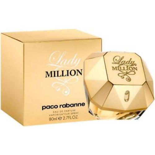 LADY MILLION Paco Rabanne women perfume EDP 2.7 oz NEW IN BOX