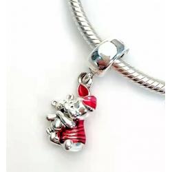 New Authentic PANDORA S925 ALE Winnie the Pooh Piglet Dangle Charm 792134
