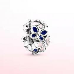 New Authentic Pandora Charm 797870 Silver Butterfly Arrangement Spacer Pendant
