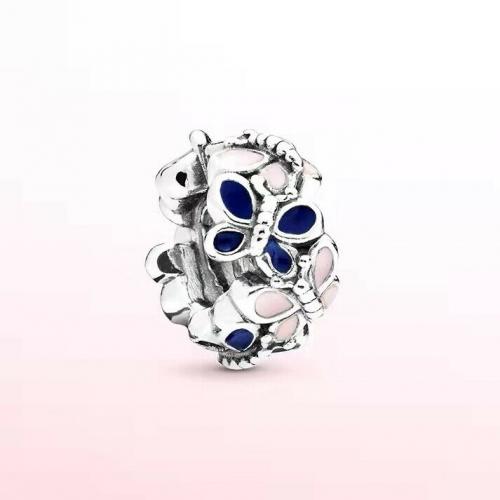 New Authentic Pandora Charm 797870 Silver Butterfly Arrangement Spacer Pendant