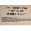 Two Huge Volumes Of Notable Women Over 2100 Pages! Early 1970s