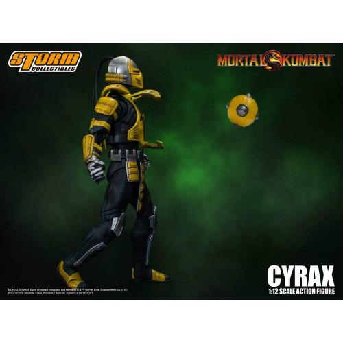 AUTHENTIC Storm Collectible 1/12 Scale MORTAL KOMBAT CYRAX Action Figure @USA