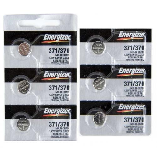 6 Pcs Energizer Watch Batteries 371 / 370 SR920SW SR920W