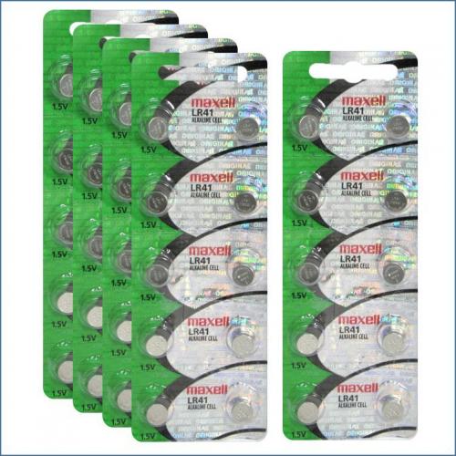 Maxell LR41 192  L736 V3GA 1.5V BATTERIES 6 X