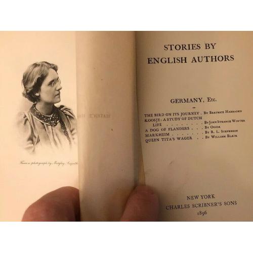 C:1897- STORIES BY ENGLISH AUTHORS- SCRIBNERS 9 VOLUMES