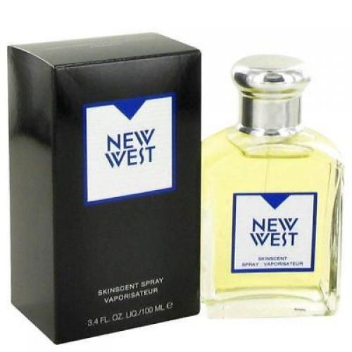 NEW WEST by ARAMIS 3.3 / 3.4 oz Skinscent Spray edc Cologne for Men NEW IN BOX