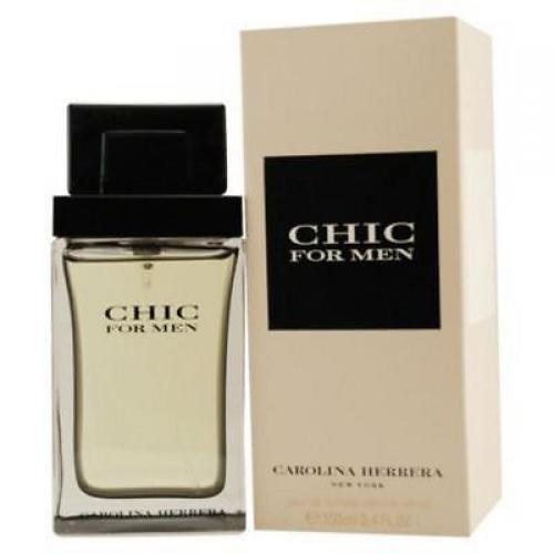 CHIC for Men by CAROLINA HERRERA Cologne 3.4 / 3.3 oz edt NEW IN BOX